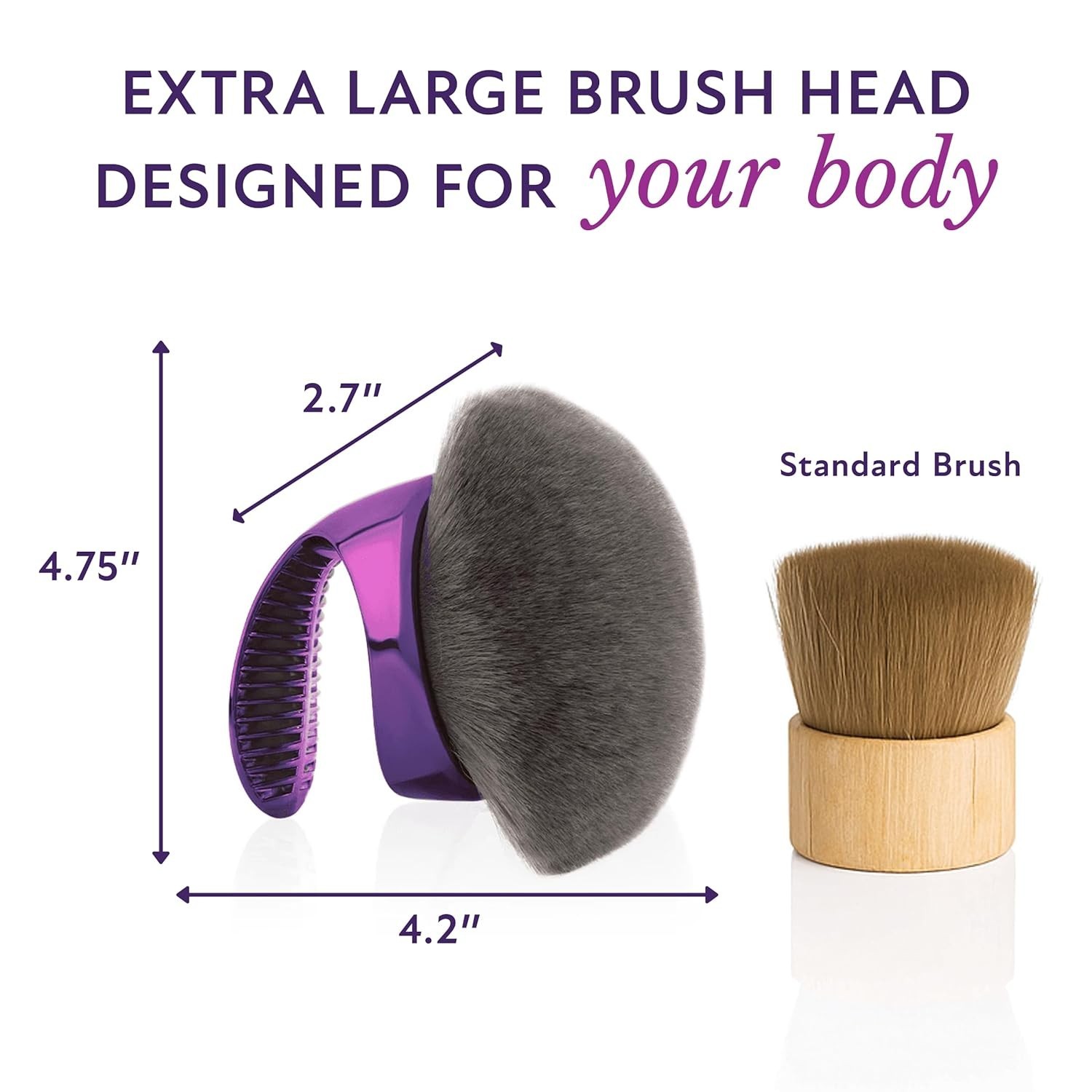 Beauty Blend & Blur Body Kabuki Brush – Self Tanner & Makeup Applicator