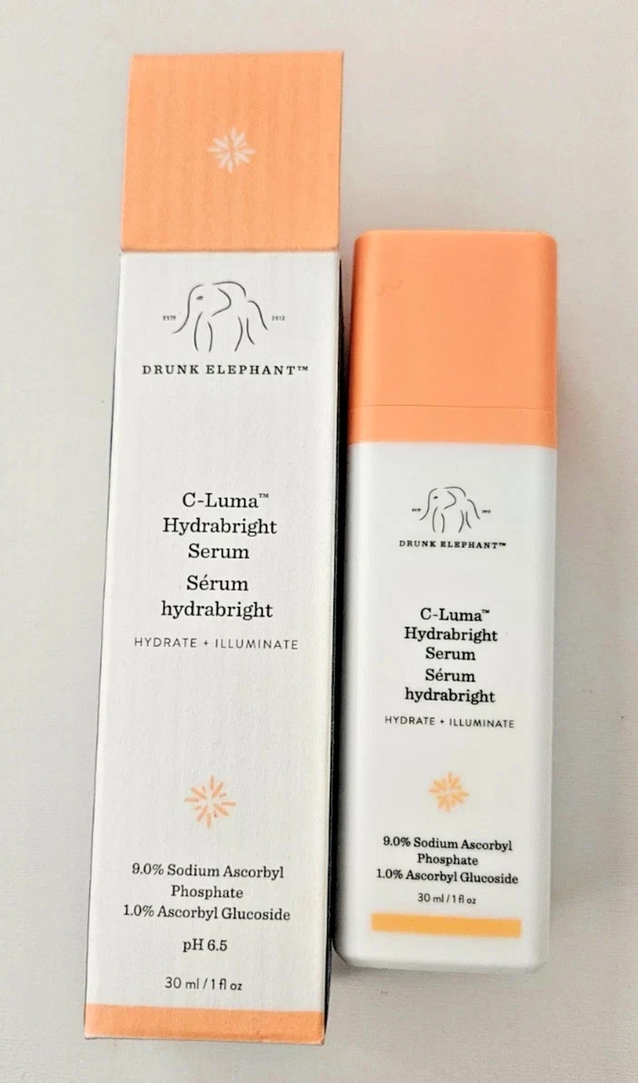 Drunk Elephant C-Luma Hydrabright Serum 30ml / 1 fl oz New in Box