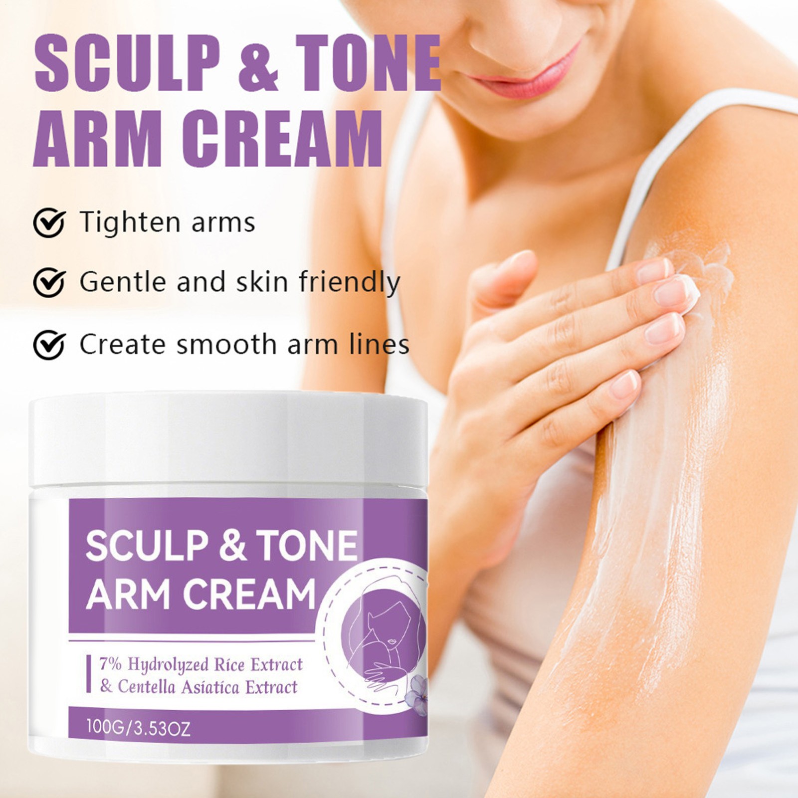Sculp & Tone Arm Tightening Cream Brightening Moisturizer Body Firming Cream New