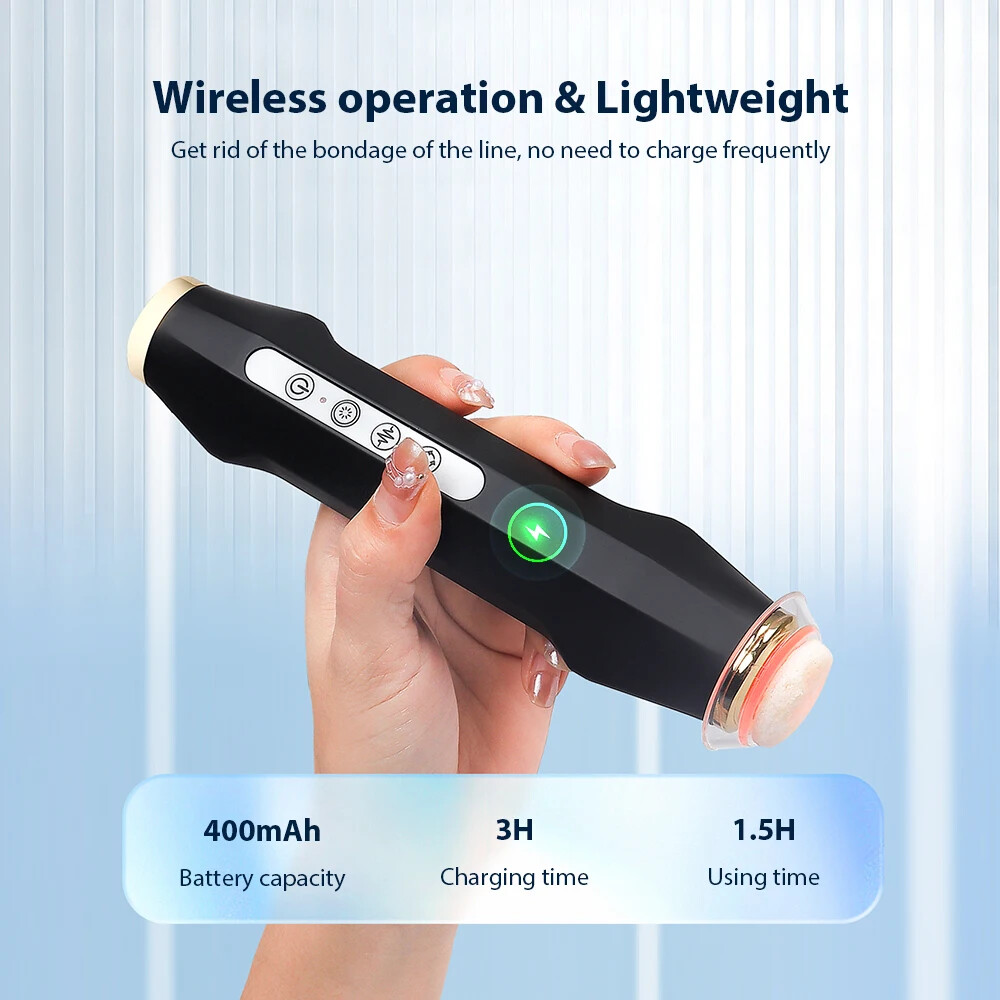 2026 New Handheld Facial CO2 Oxygen Bubble Pen Skin Care Beauty Device Home Use