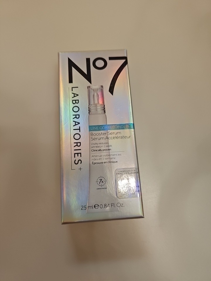 No7 Laboratories Line Correcting Booster Serum 7x Concentration 0.84 fl oz NEW