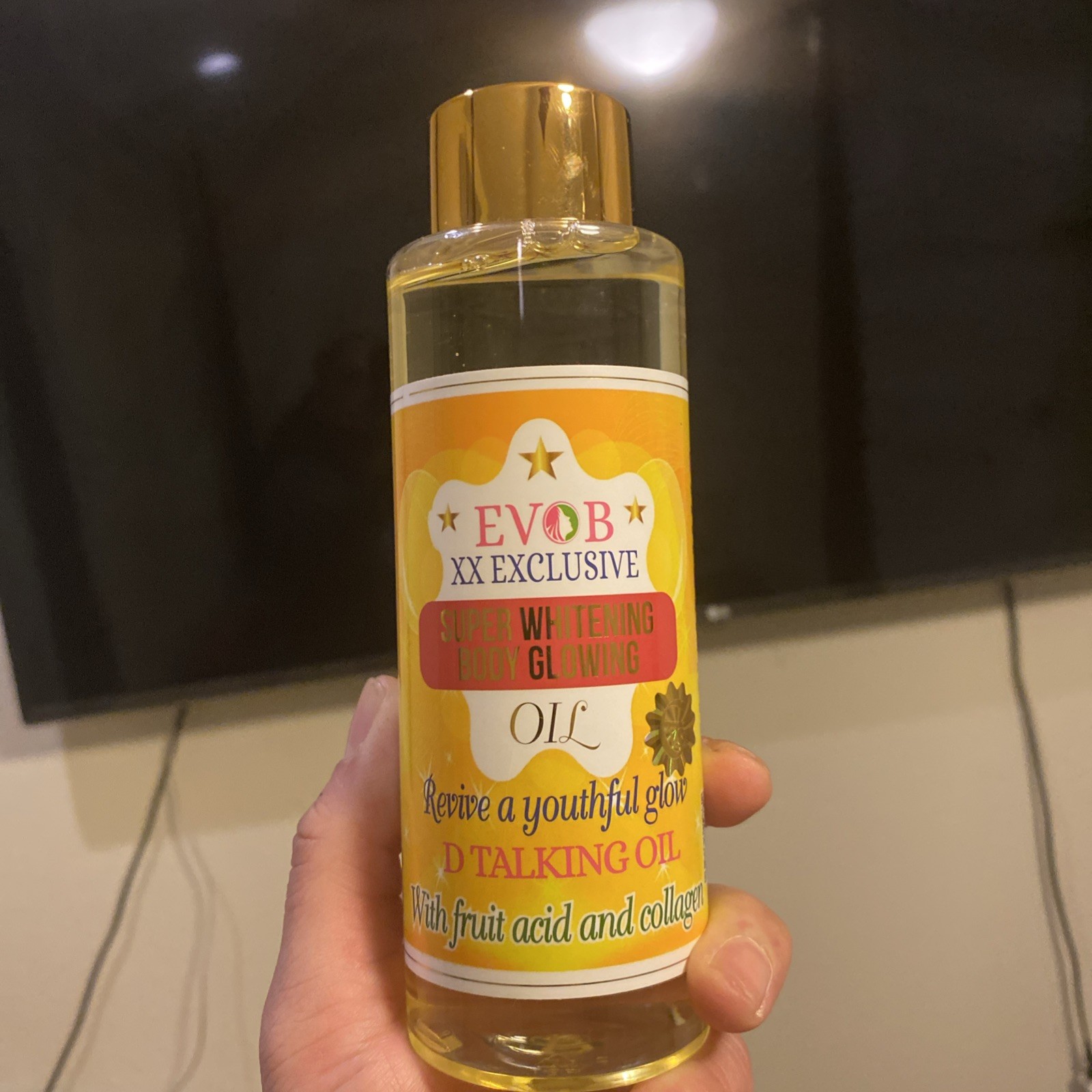 Evob XX WHITE exclusive Vitamin C & Carrot Triple Action Skin Tight Oil 300ml