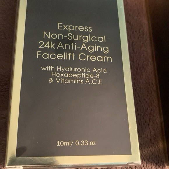 GLO24K Express Non-Surgical 24k Anti-Aging Facelift Cream 10ml/0.33 oz Sealed