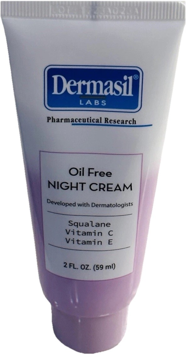 SHIPS N 24 HOURS-Dermasil Labs Oil Night Cream 2floz/59ml-Brand New