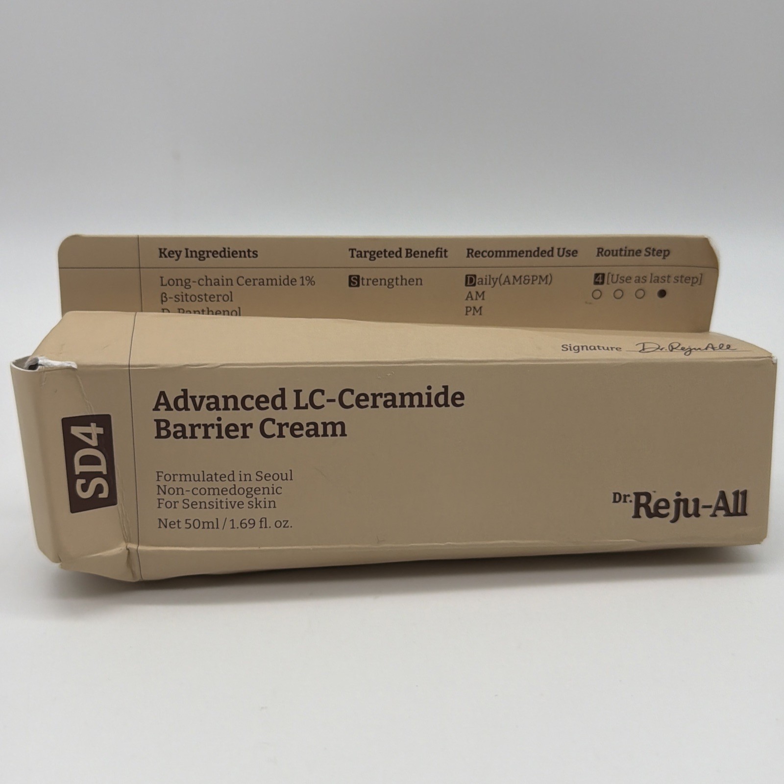 Dr. Reju-All Advanced LC-Ceramide Barrier Cream – Patented Long Chain Ceramid…