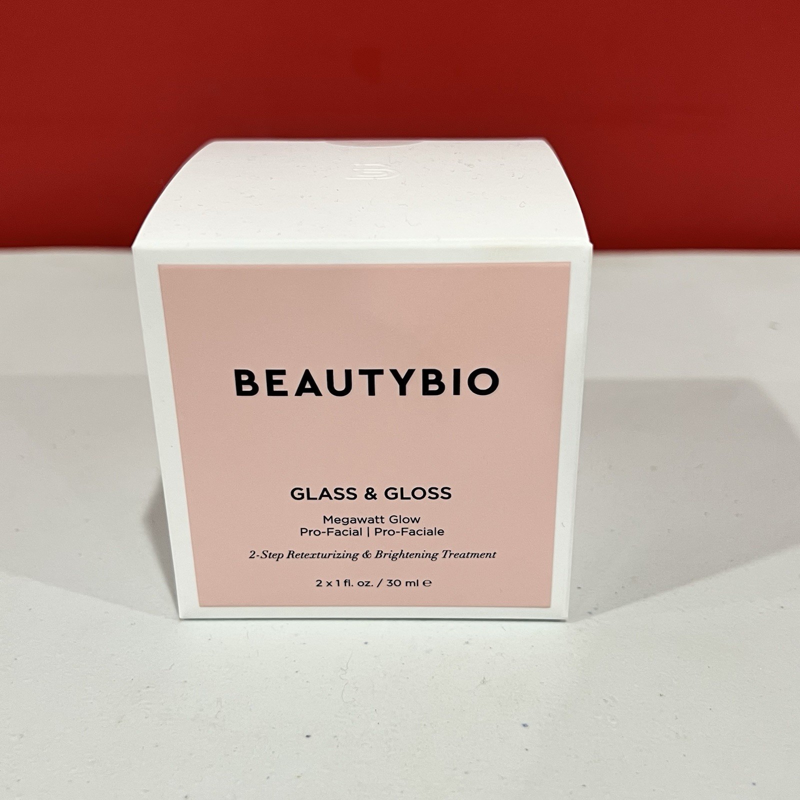 Beautybio Glass & Gloss Megawatt Glow Pro-Facial NEW! 2 x 1 fl. oz.