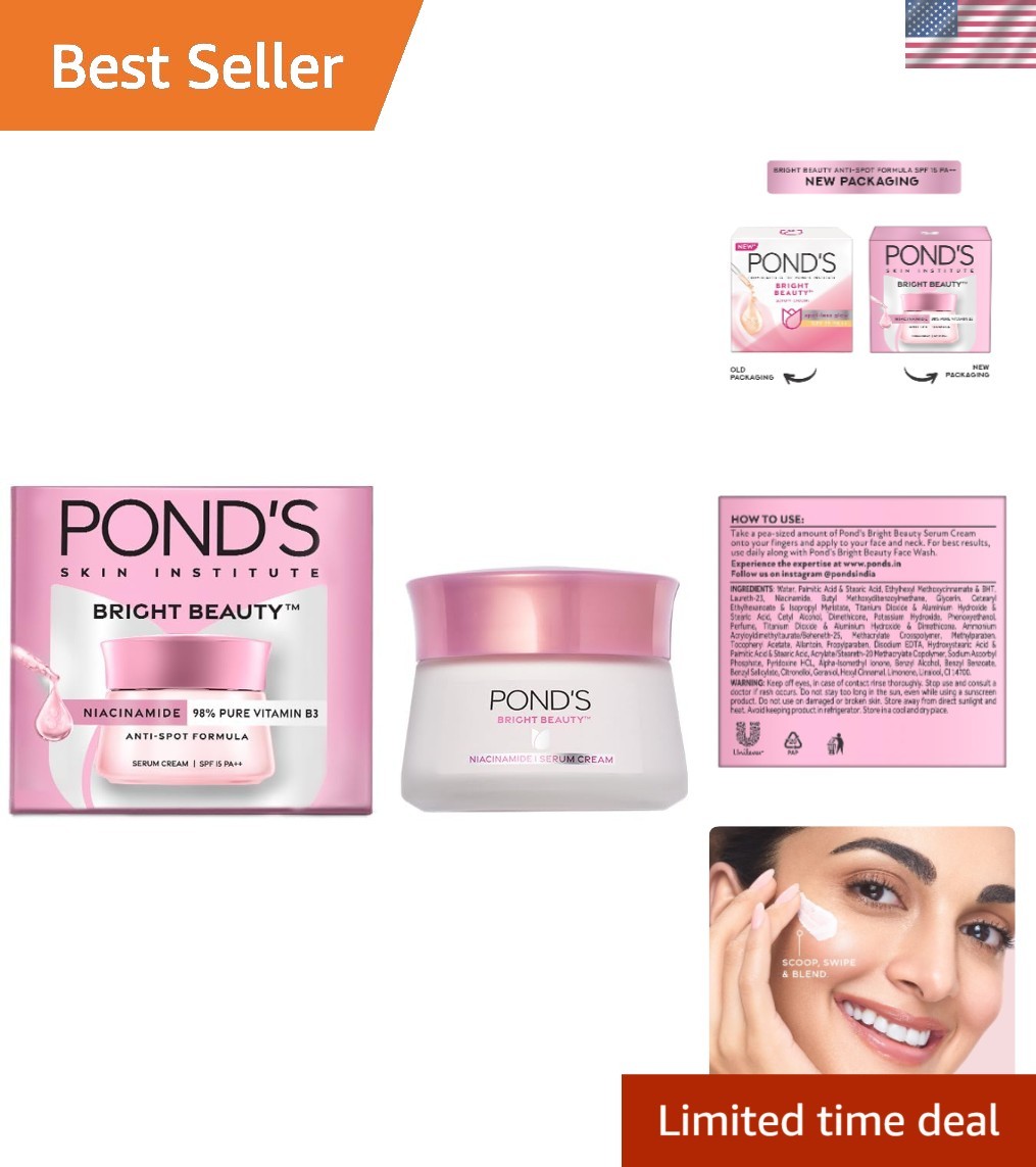 White Beauty Fairness Cream SPF 15, 35g – Anti-Spot Formula for Flawless Skin