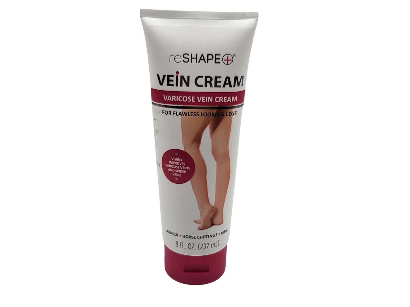 ReShape Vein Cream Varicose Vein Arnica Horse Chestnut MSM 8oz Flawless Legs NEW