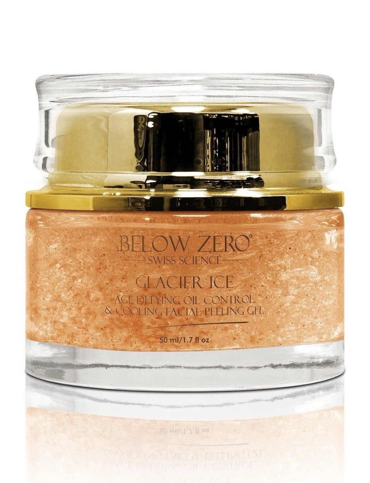 Below Zero Glacier Ice Age Defying Oil Control Cooling Facial Peeling Gel 1.7 oz