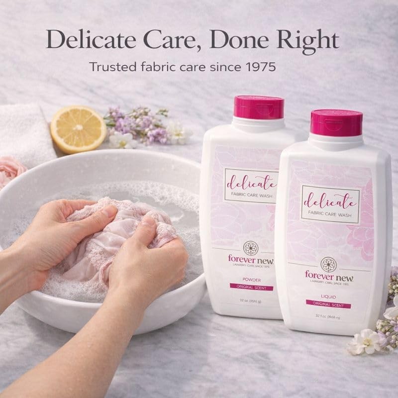 FOREVER NEW Granular Detergent Powder – Delicate 32 Ounce (Pack of 1), White