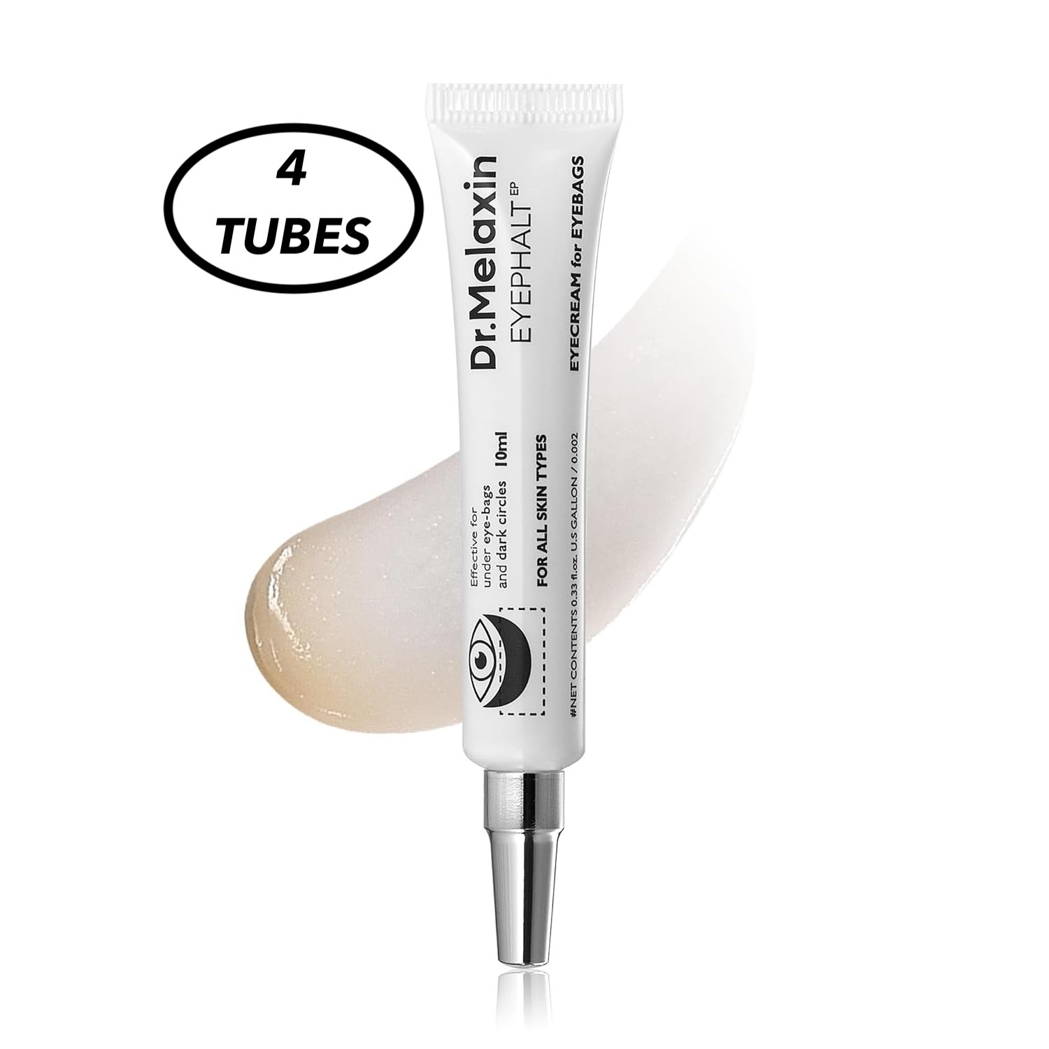DR. MELAXIN EYEPHALT EYEBAG CREAM 4 TUBES – 10ML/G EACH.