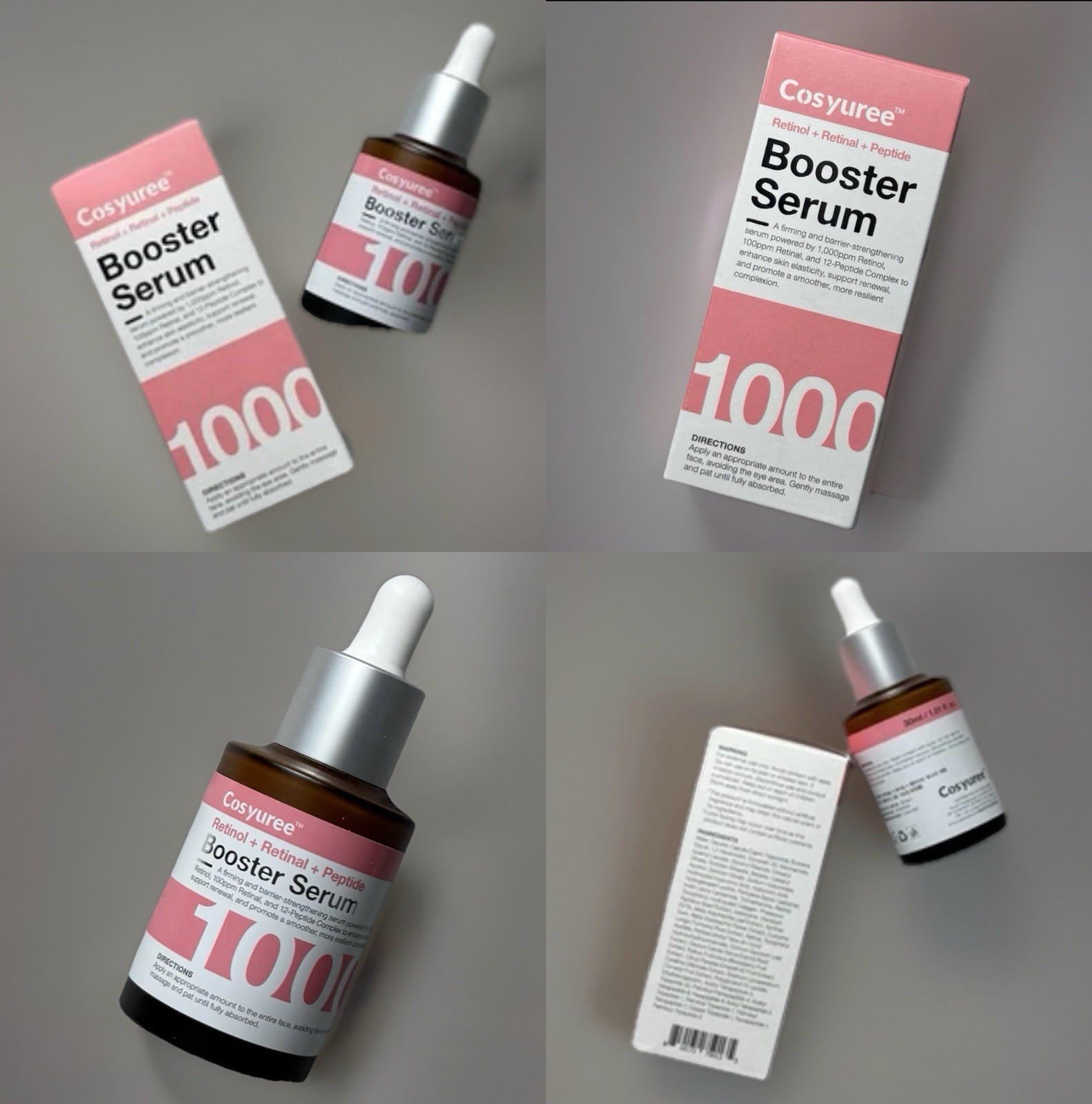 COSYUREE Retinol + Retinal Glow Serum 1.0 fl oz (30mL) Fragrance Free BNIB