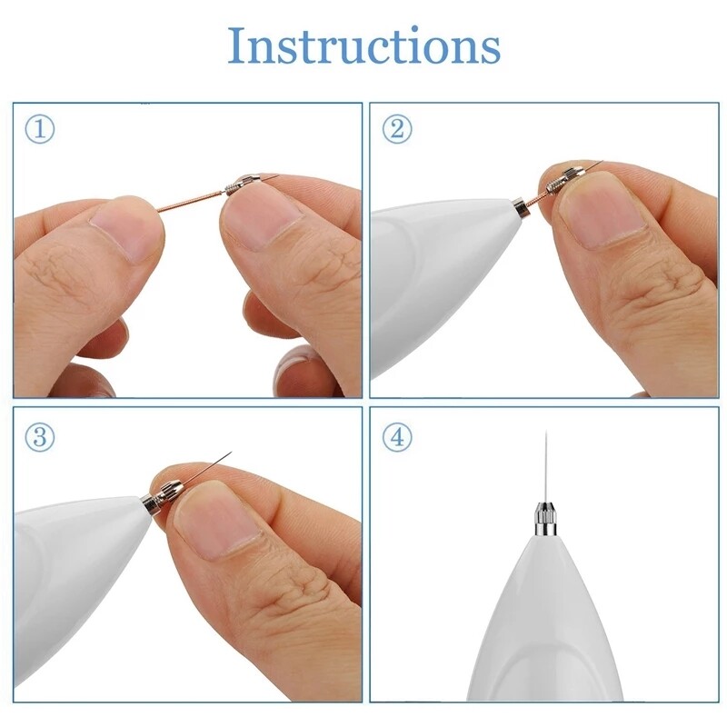 102Pcs Dedicated Tips Parts for Laser Freckle Removal Wart Tag Tattoo Plasma Pen