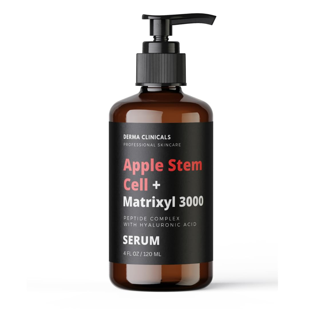 Hyaluronic Acid, Apple Stem-Cell + Matrixyl 3000 Peptide Anti Aging Serum 120ml