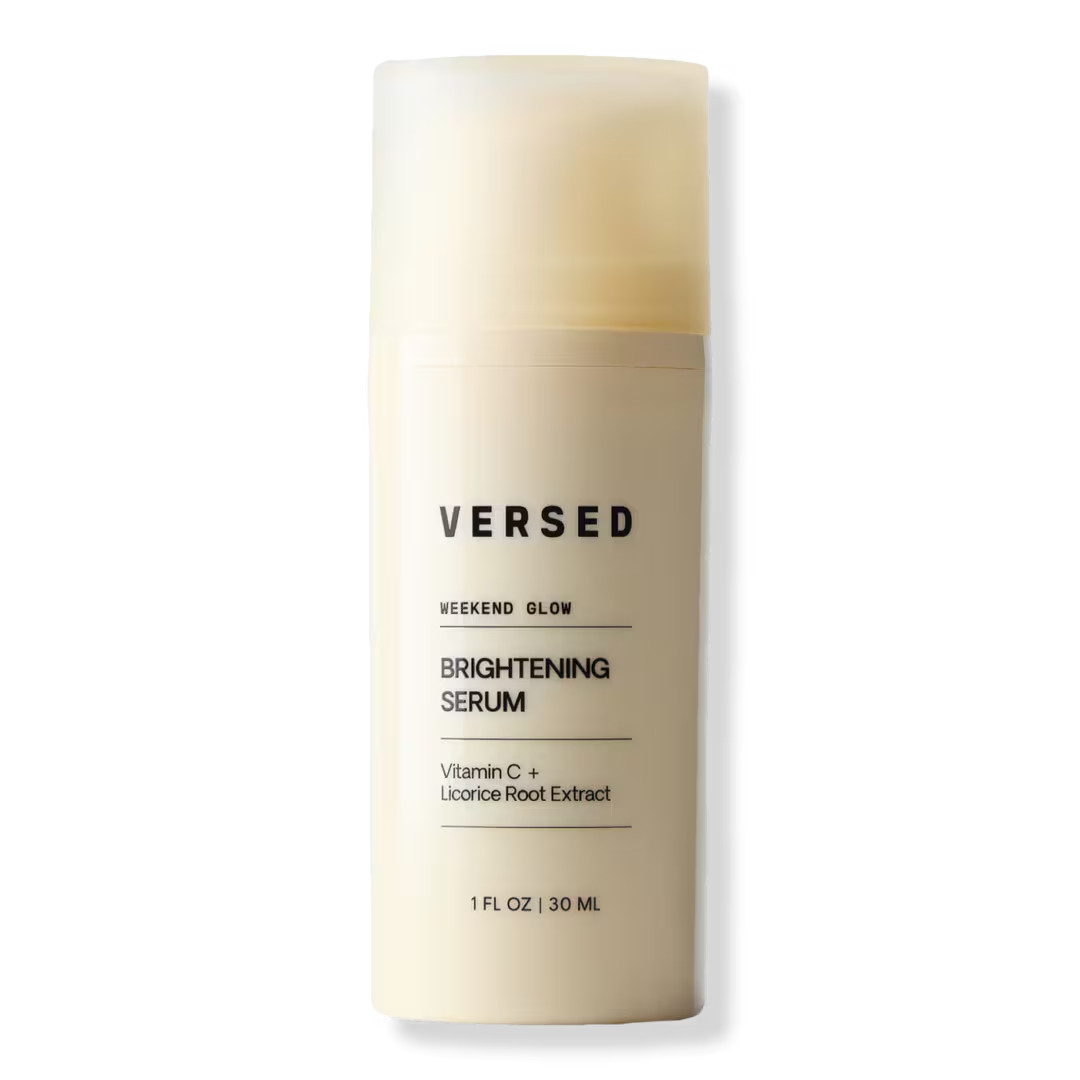 VERSED Weekend Glow Brightening Serum ~ Vitamin C + Licorice Root ~ 1 Fl Oz 30mL