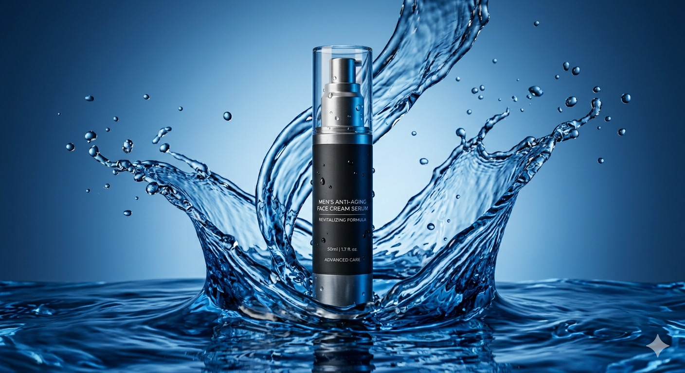 Men’s Anti Aging Face Cream 50ml Hydrating Moisturizer Wrinkle Repair Daily Use