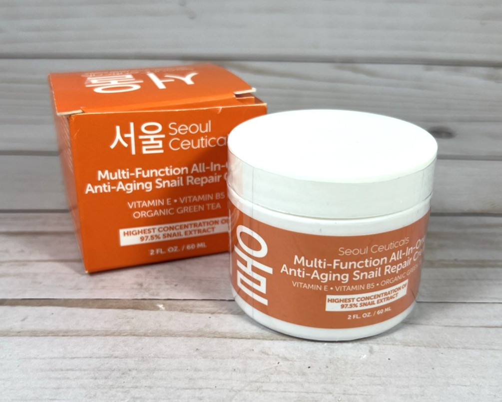 SeoulCeuticals Multi-Function All-In-One Anti-Aging Snail Repair Cream 2oz 8/27