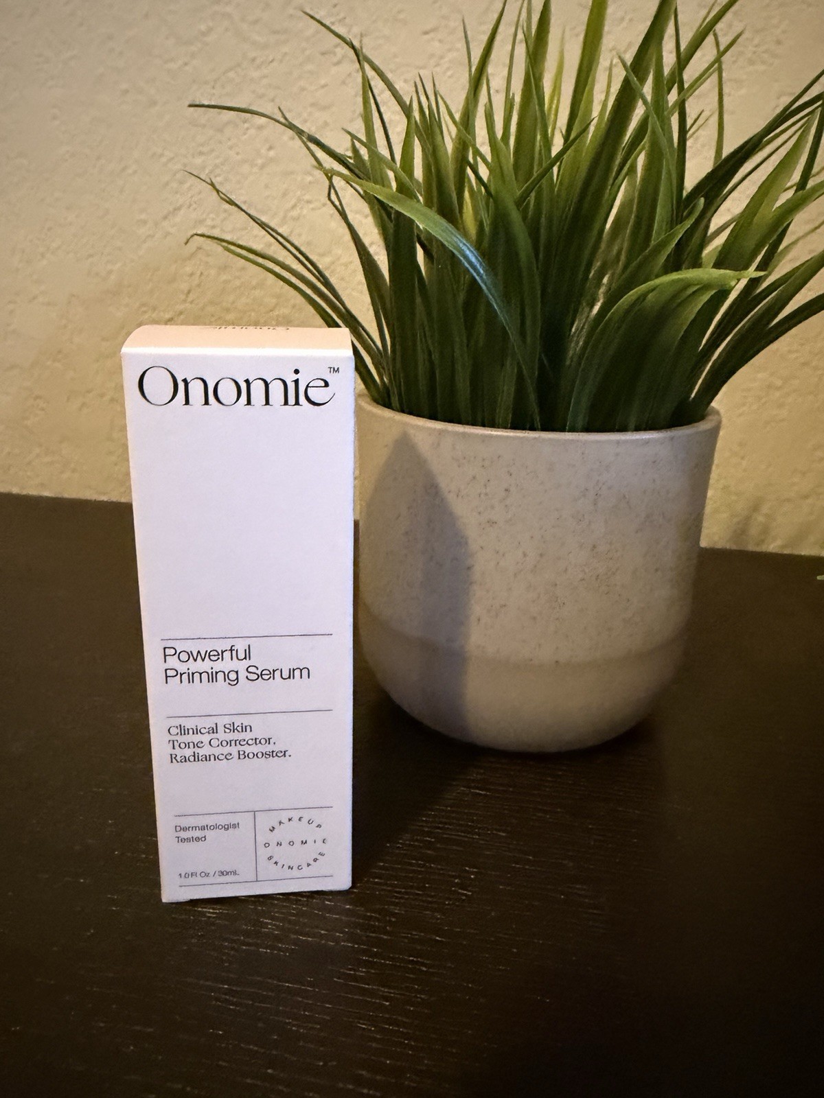 Onomie Powerful Priming Toning Serum, Tone Corrector, Full Size 30ml $65 Retail