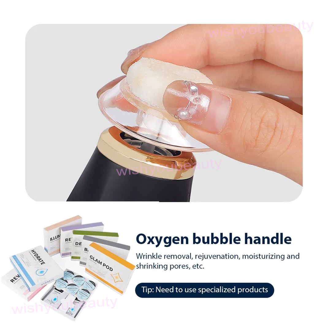 7 Colors CO2 Oxygen Bubble Machine Facial Skin Care Exfoliating Beauty Device