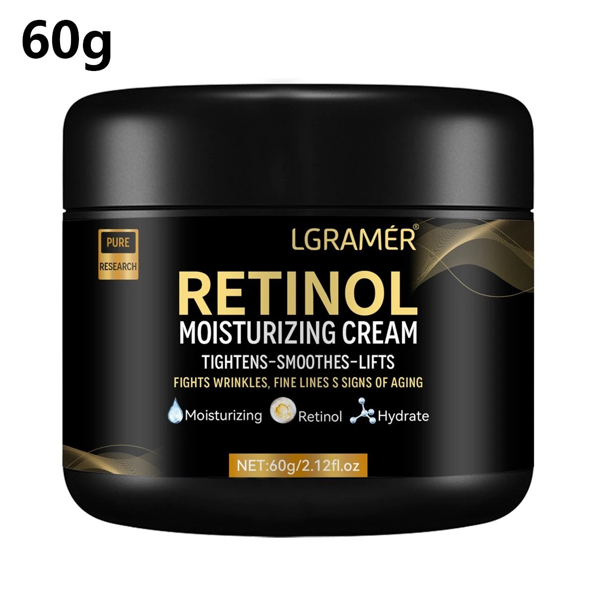 Men’s Retinol Face Moisturizer Anti-Aging Wrinkle Cream Firming Pore Shrink 50ML