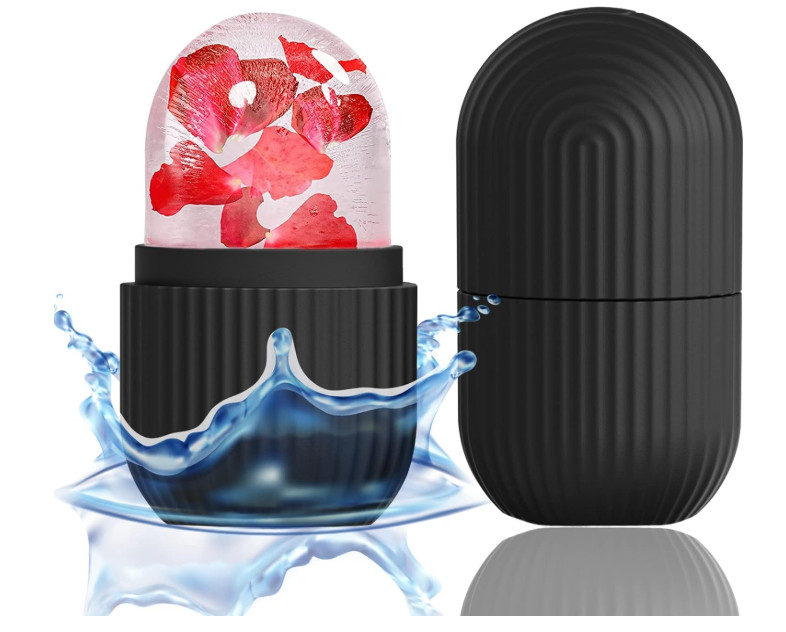 Ice Face Roller Ice Mold for Face and Eyes Reusable Black New