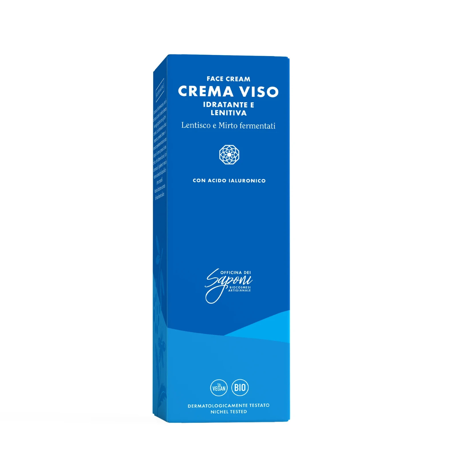 Officina dei Soap Cream Moisturizing and Soothing Lentis and Myrtle Vegan 50ml