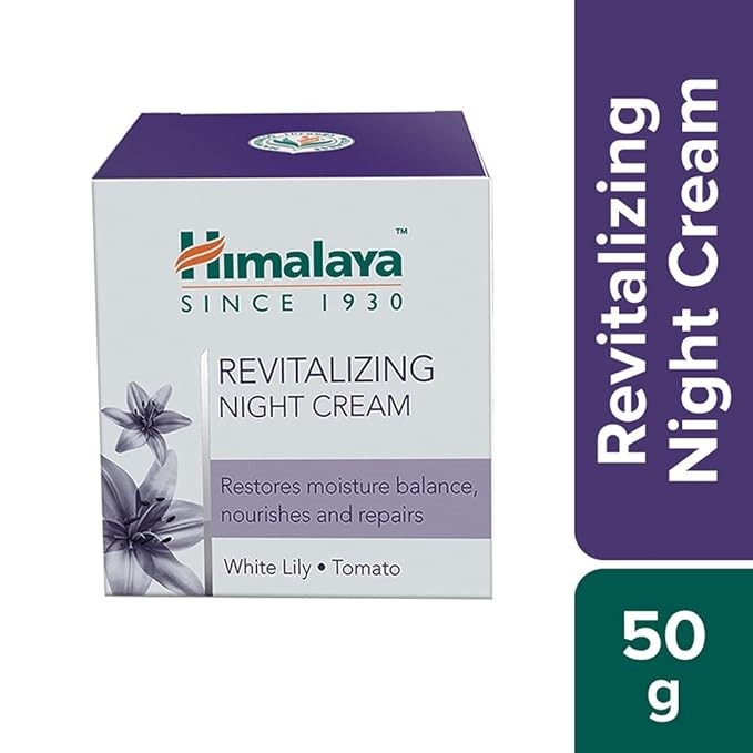 Himalaya Revitalizing Night Cream 50g | White Lily & Tomato | Free Shipping