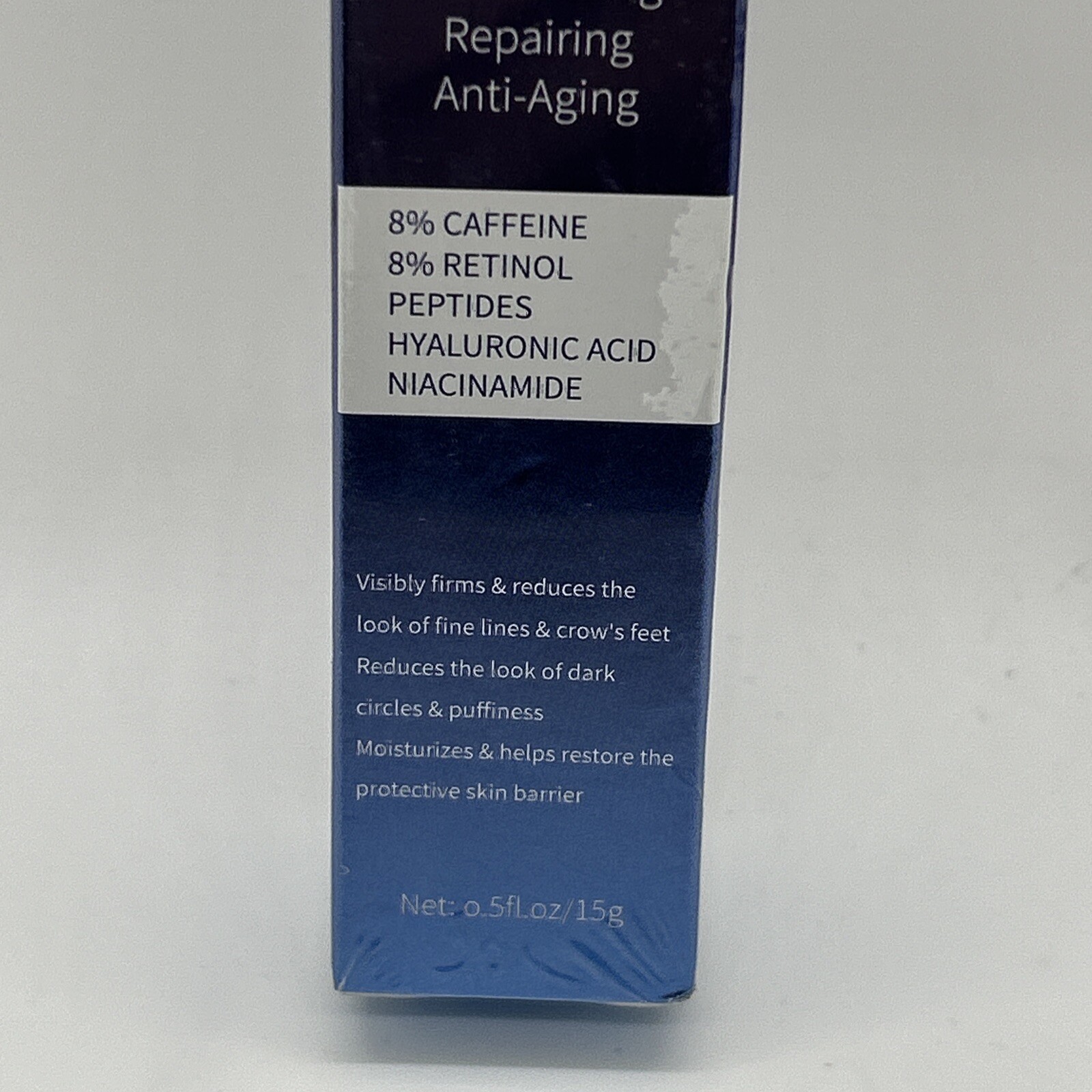 Poeroes Eye Serum with 8% Caffeine 8%Retinol Hyaluronic Acid .5oz/w