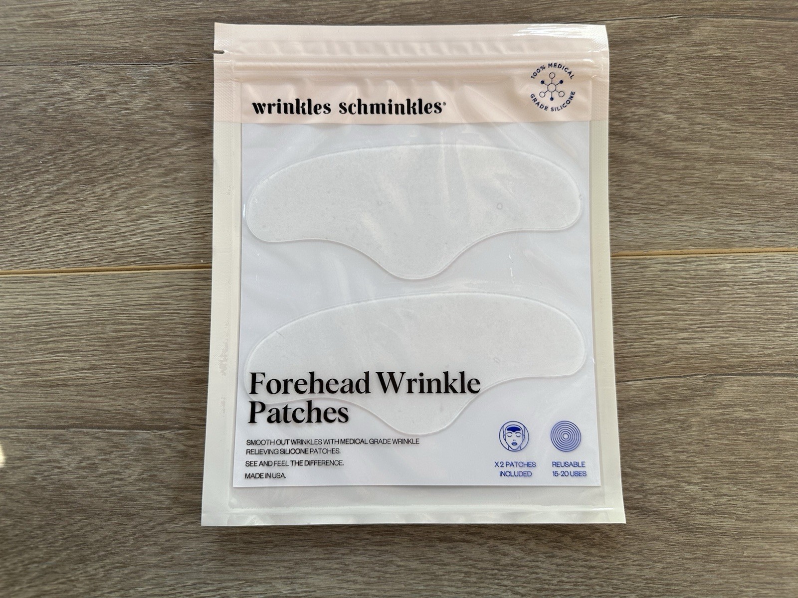 Wrinkles Schminkles Forehead Wrinkle Smoothing 2 Medical Grade Silicone Patches