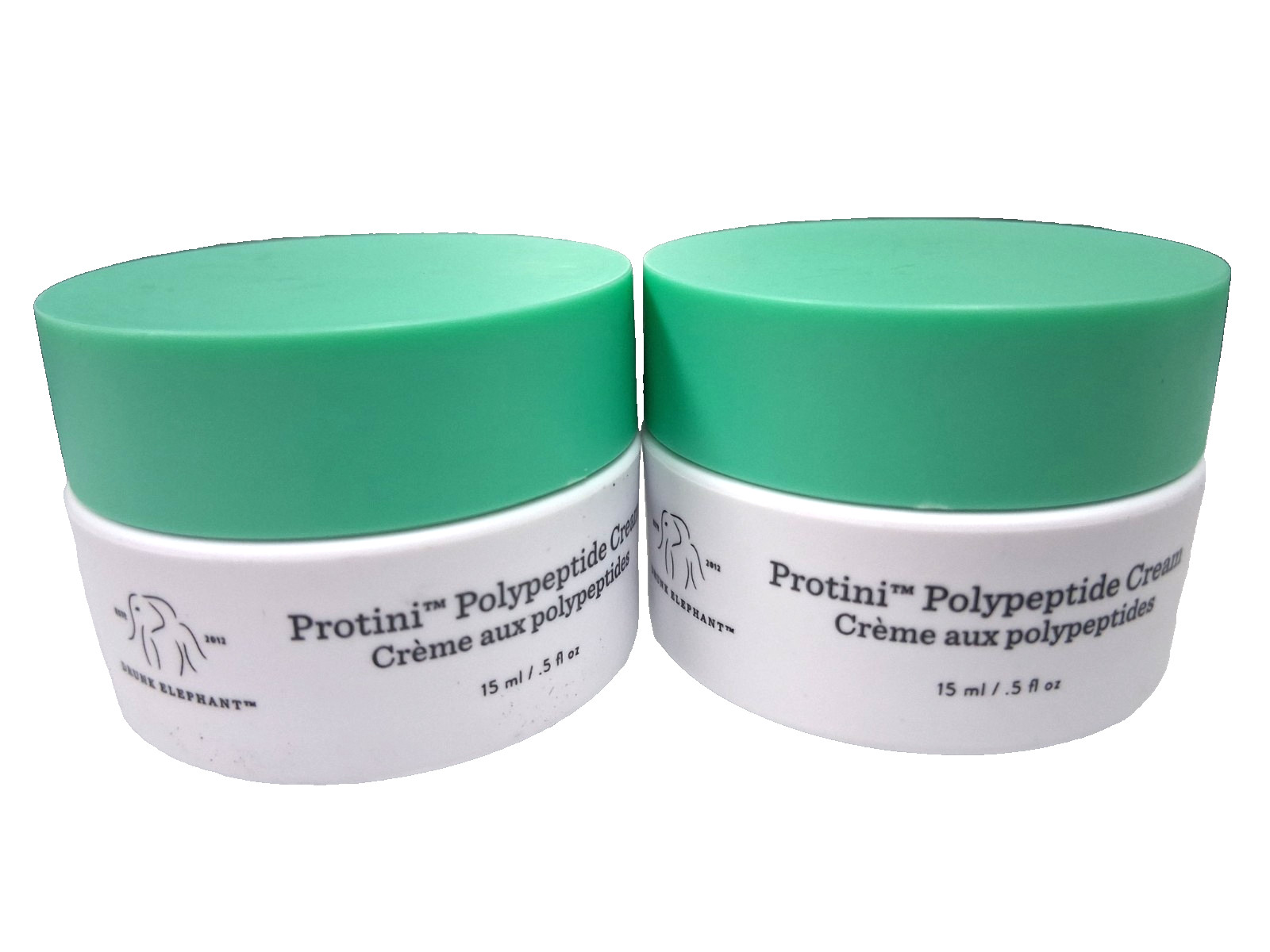 2 x Drunk Elephant Protini Polypeptide Cream 15ml each, NWOB, Free Delivery!