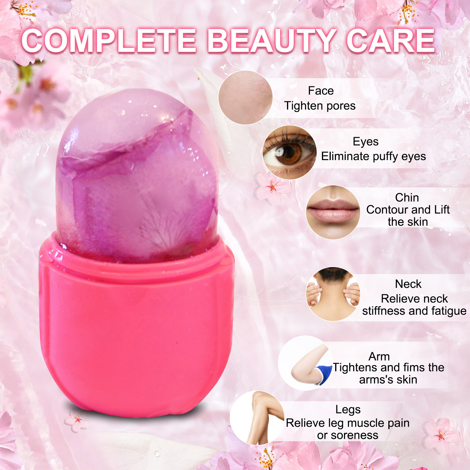 Ice Roller Mold Holder for Face Eyes Reusable Face Ice Roller Mould R8L2