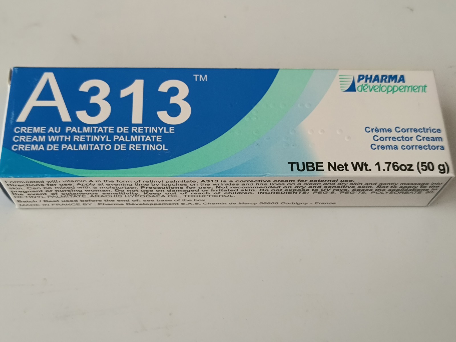A313 Retinol Anti Aging Cream, Reduce Wrinkles Hyperpigmentation EXP 07/2028