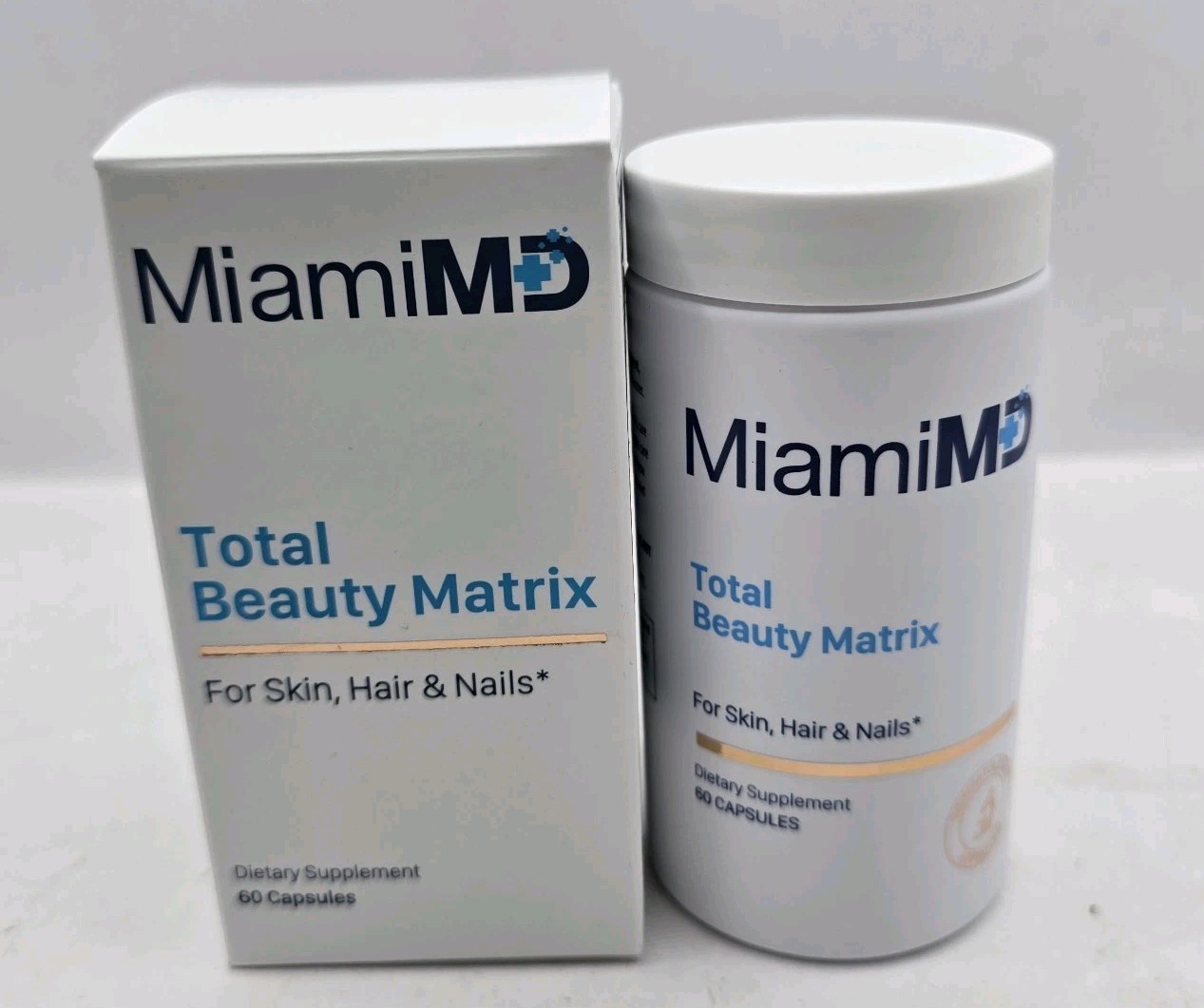 Miami MD Total Beauty Matrix For Hair, Skin, Nails – 60 Capsules Exp. 2/27