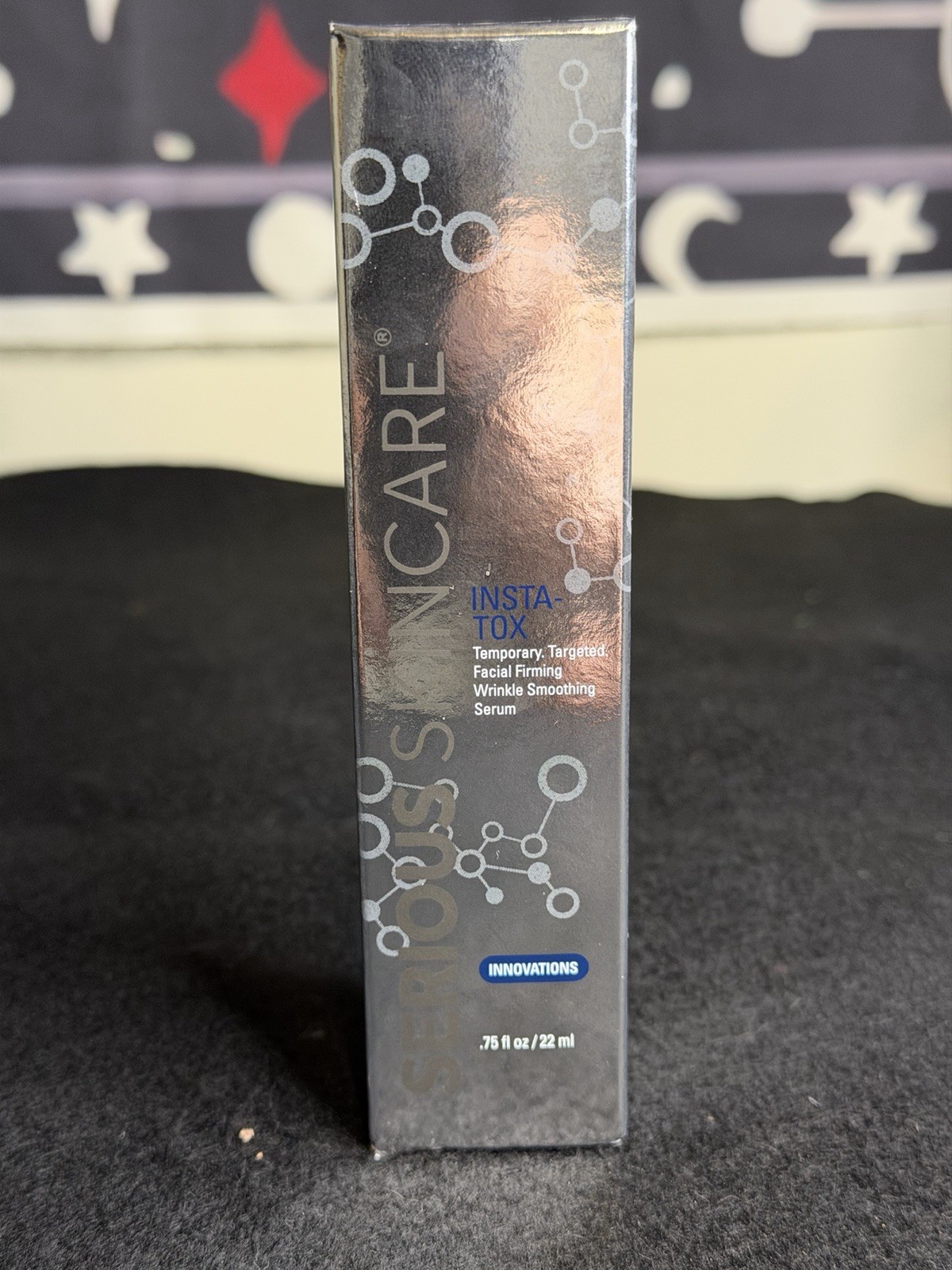 NEW Serious Skincare Wrinkle Smoother Serum INSTA-TOX Facial Firming 0.75 fl oz
