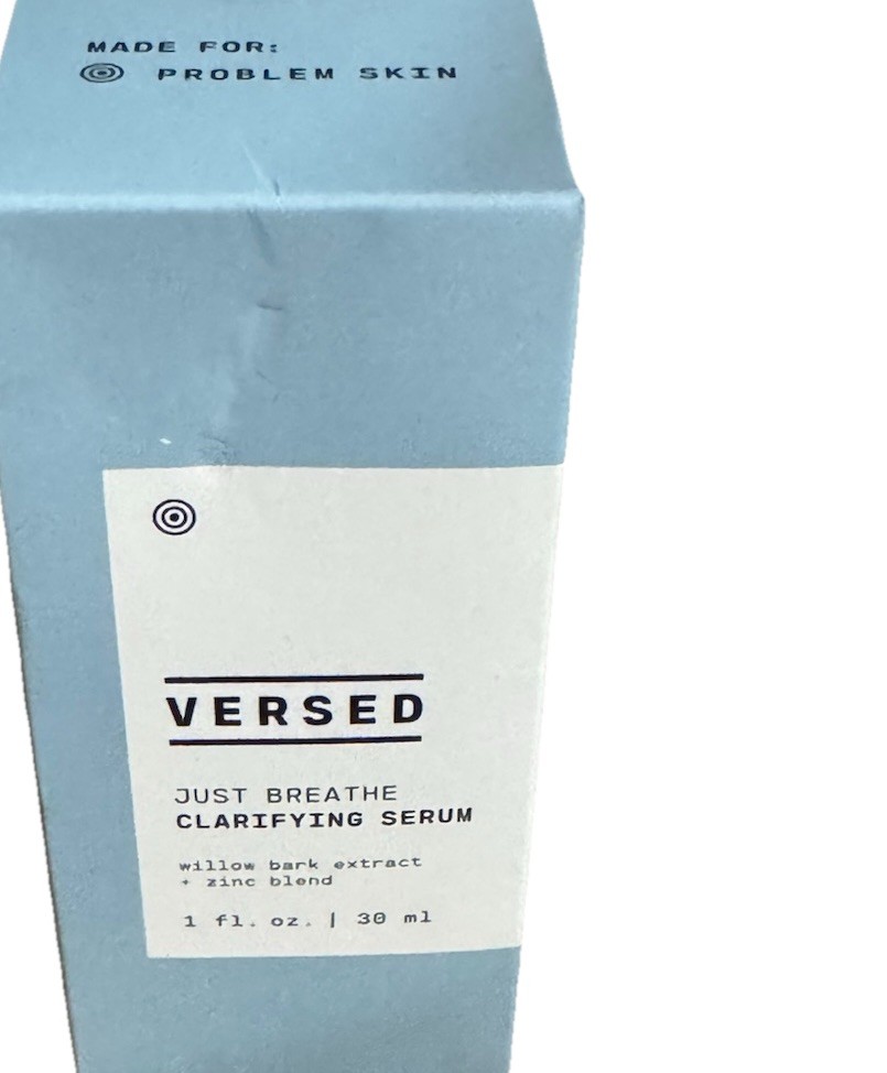 Versed Just Breathe Clarifying Serum, Willow Bark Extract + Zinc Blend, 1 fl oz