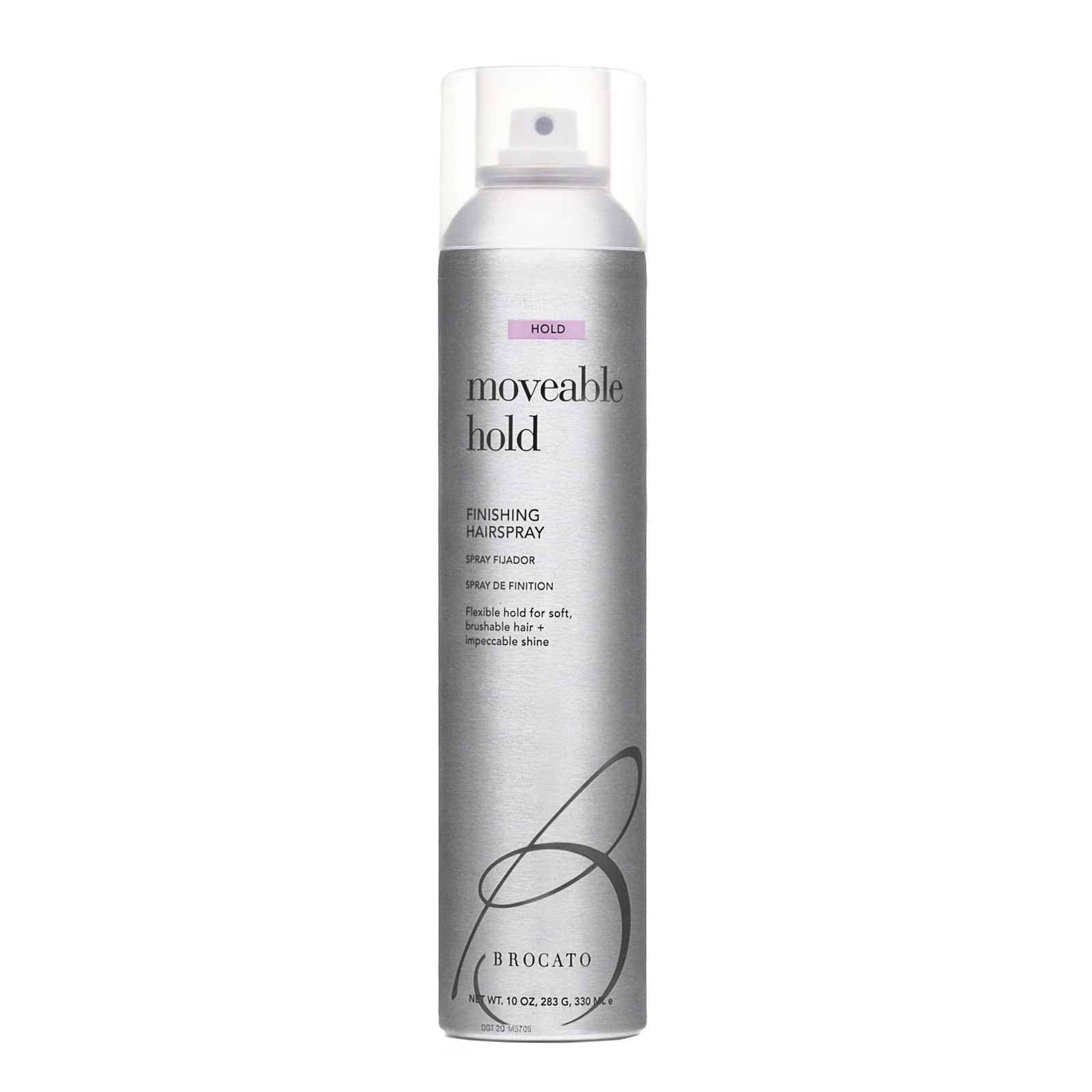 Brocato Moveable Hold Finishing Hairspray (50% VOC), 10 Ounce (Pack of 1)