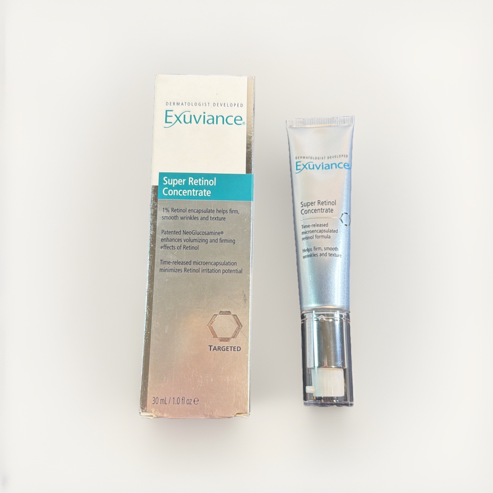 NEW Exuviance Super Retinol Concentrate 1% 1.0oz / 30ml Anti-Aging Serum NIB