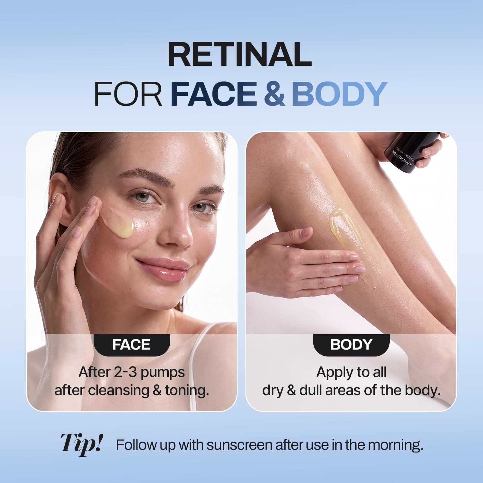 MEDITHERAPY Retinal Skin Booster Serum 5.07 fl oz Retinaldehyde Niacinamide Cica