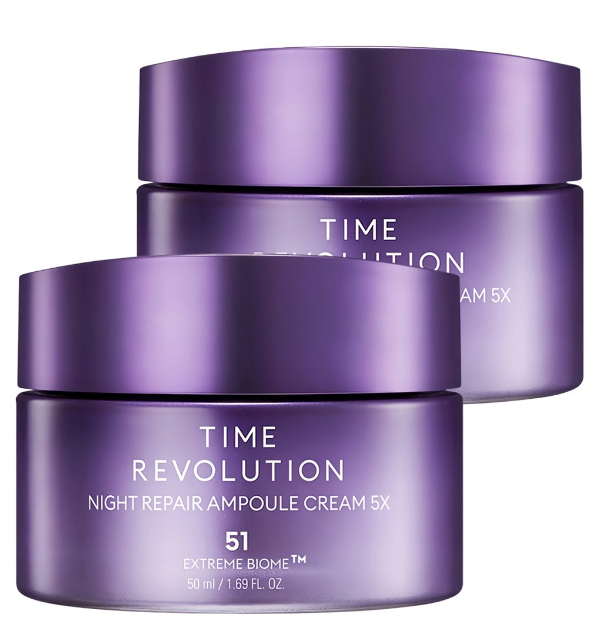 MISSHA Time Revolution Night Repair Ampoule Cream 5X 50ml x 2 packs K-Beauty