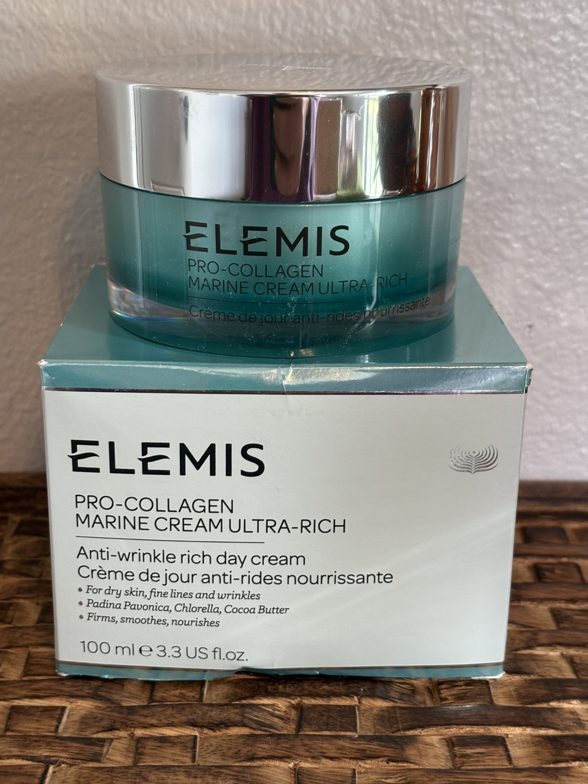 Elemis Pro-Collagen Marine Cream Ultra-Rich Anti-Wrinkle Day Cream 3.3oz NEW box