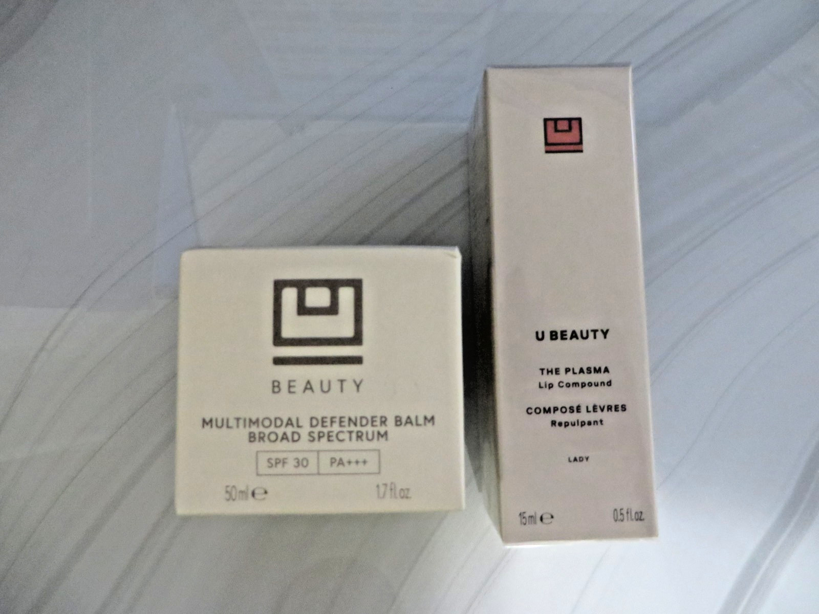 U Beauty The Plasma Lip Compound Lady and Multimodal Defender Balm Broad Sealed