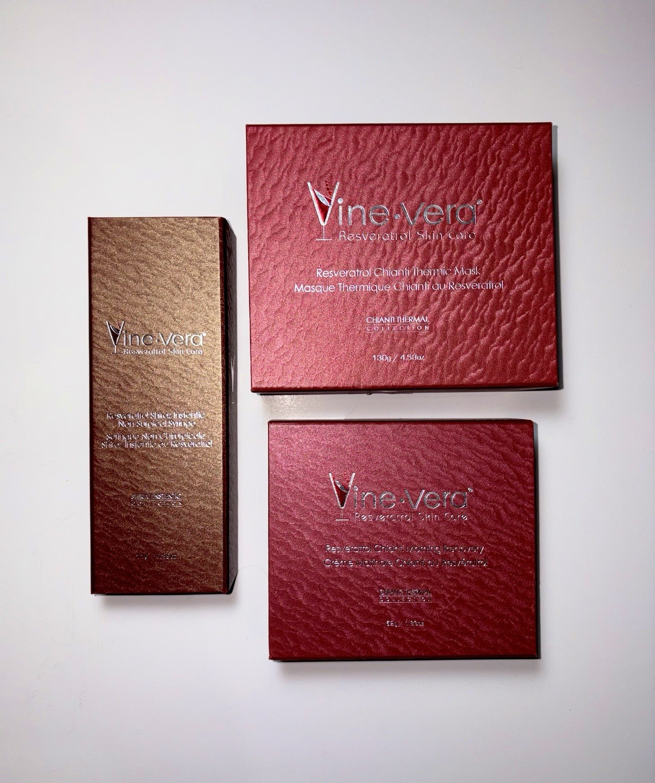 Vine Vera Resveratrol Skin Care Three Item Bundle NEW OPEN BOX ITEMS NEVER USED