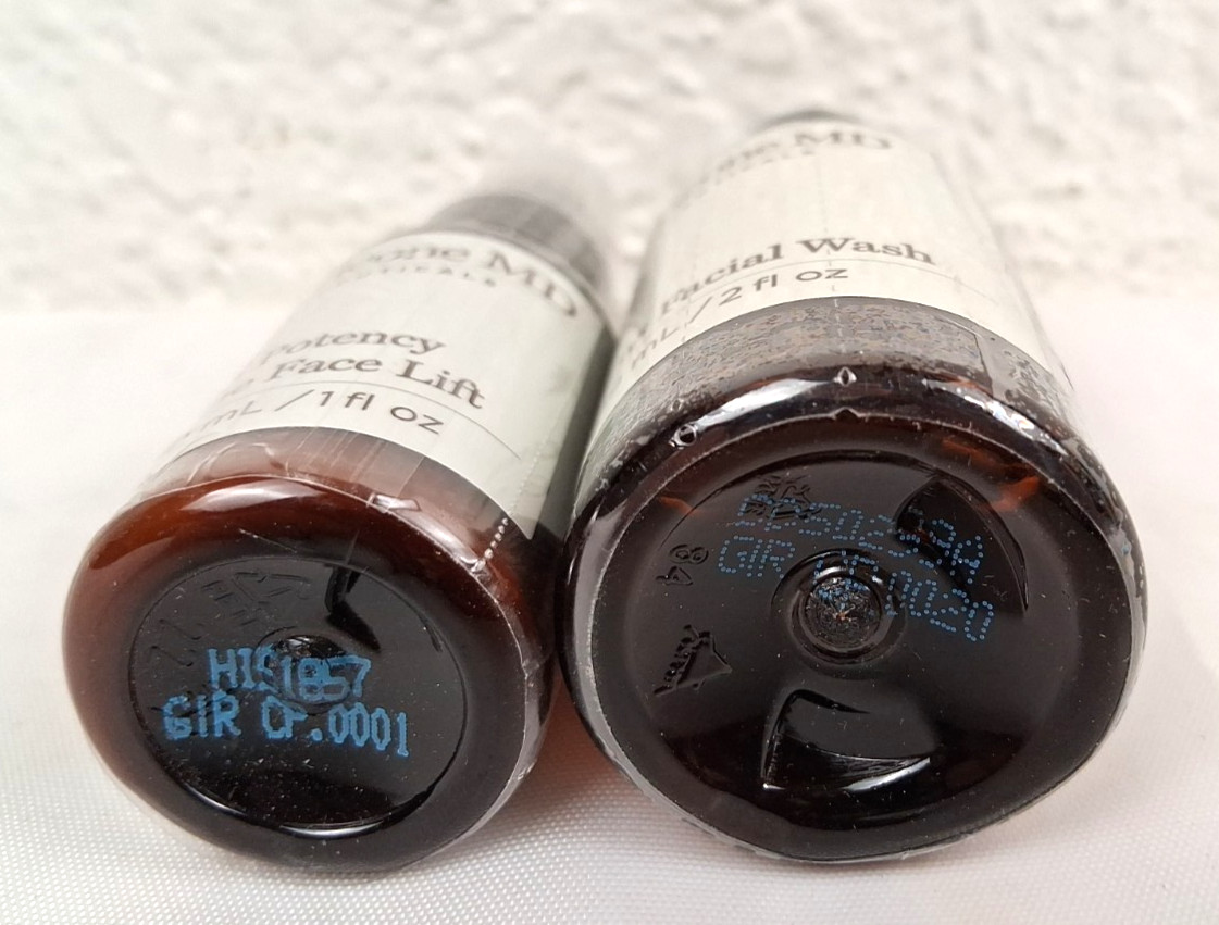 NEW Sealed PERRICONE MD High Potency Amine Face Lift 1fl oz & Facial Wash 2fl oz