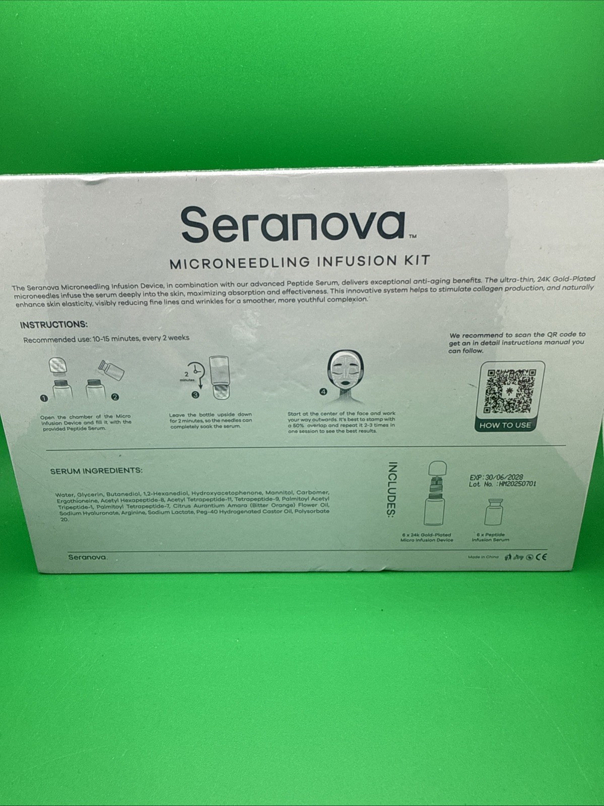 SEALED Seranova Microneedling Infusion Kit
