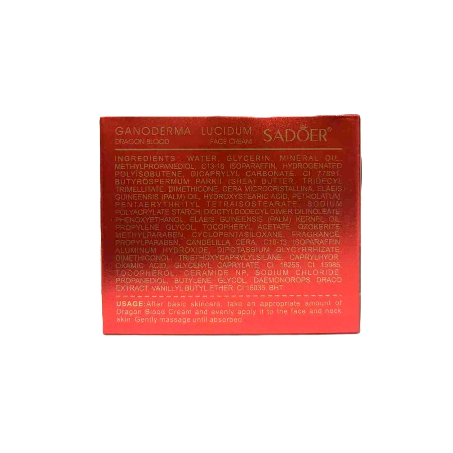 3 Packs Sadoer Dragon Blood Face Cream 50g – Hydrating Daily Cream with Retinol