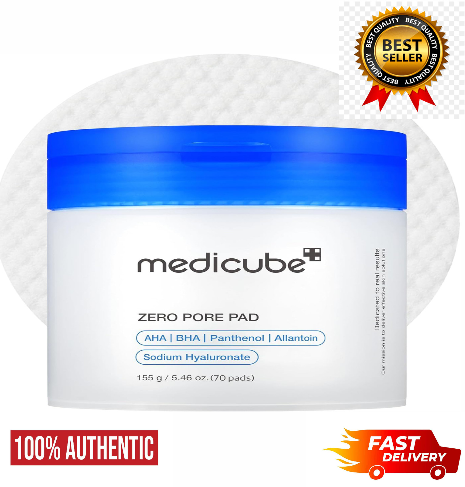 Medicube Zero Pore Pad 2.0 70 Pads | Korean Skincare | Authentic | Fast Ship