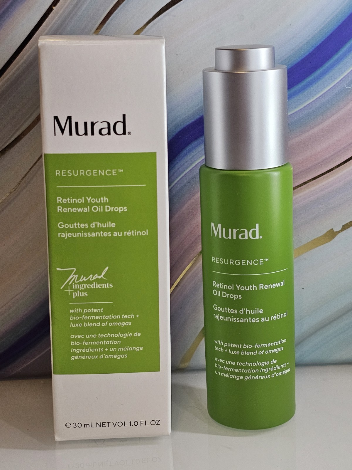 Murad Resurgence Retinol Youth Renewal Oil Drops 1oz / 30mL NEW