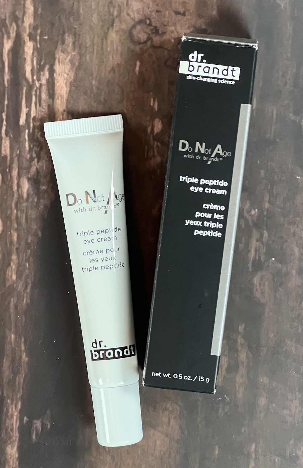 DR.BRANDT Skin Care•Do Not Age(DNA)•Anti-Aging•TRIPLE PEPTIDE EYE CREAM-0.5ozNEW