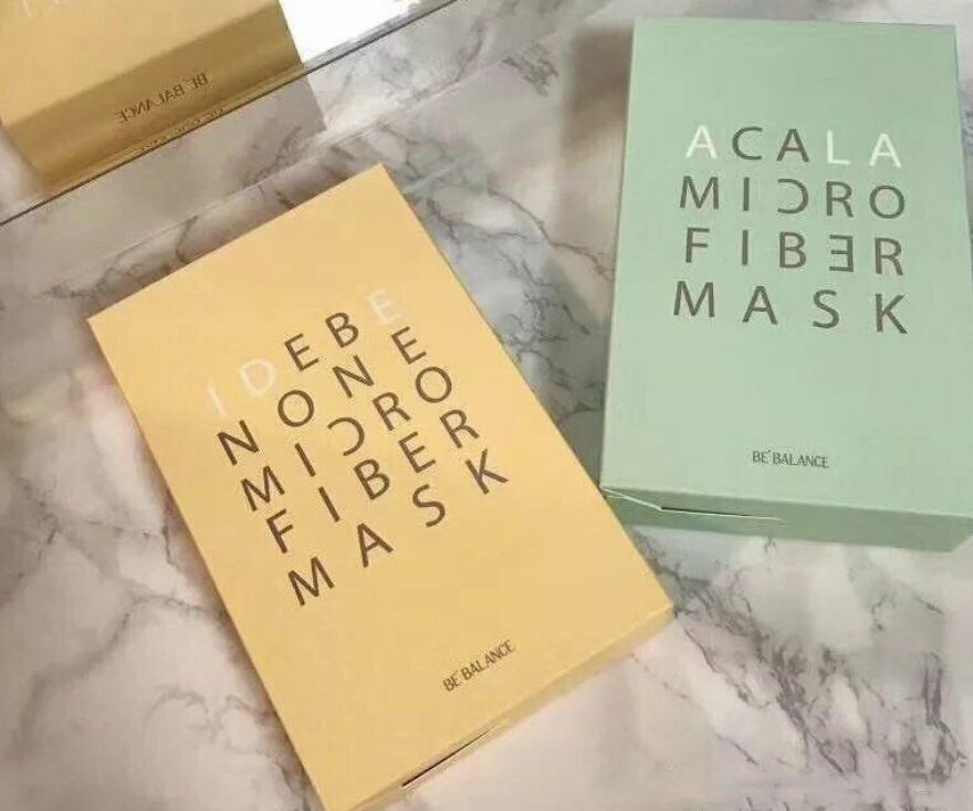 Korea Bebalance Fiber Mask 10pcs/box (Idebe None Micro / Acala Micro) #dktau