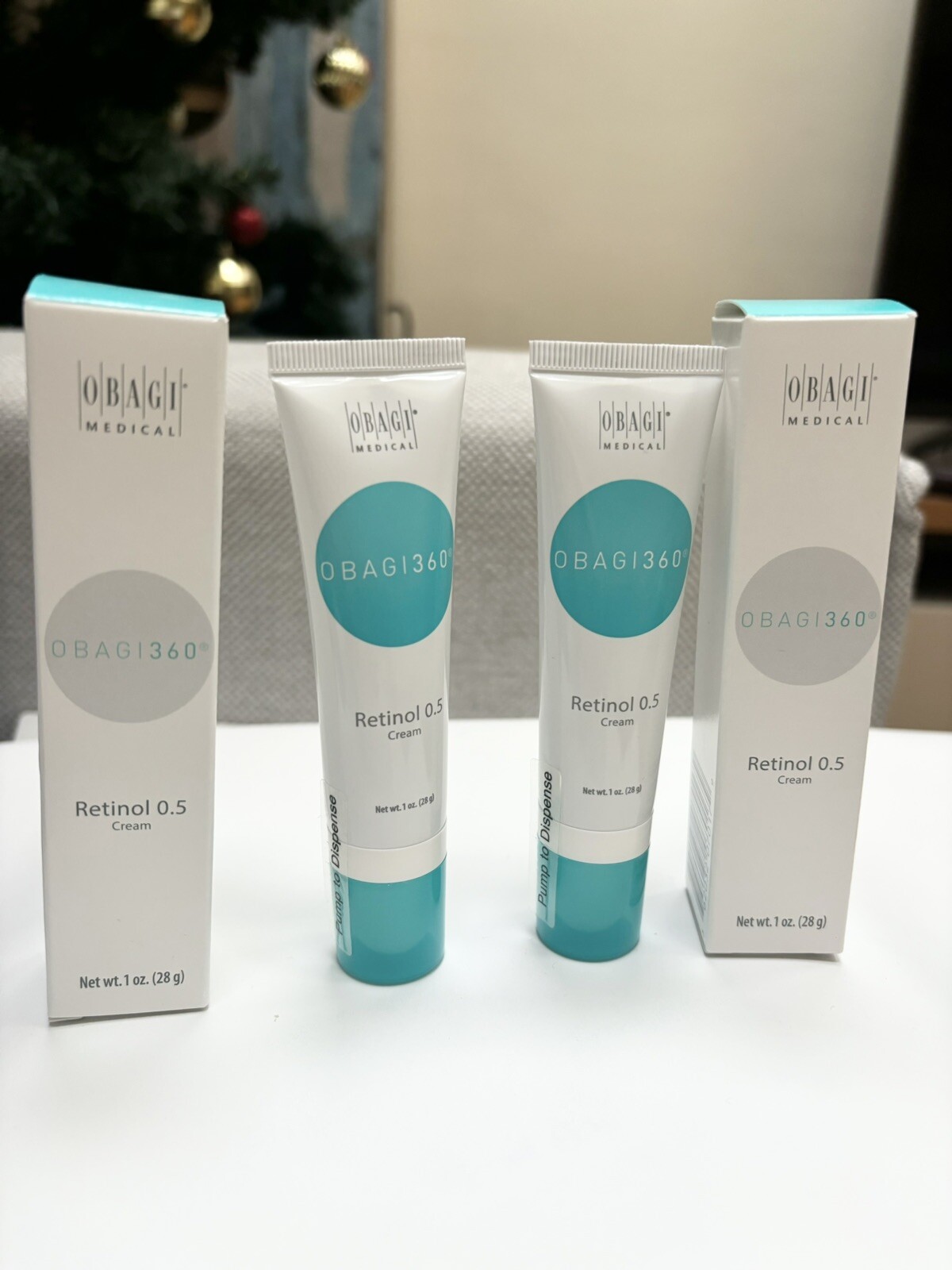 2 Packs Obagi 360 Retinol 0.5 Cream 28g 1oz
